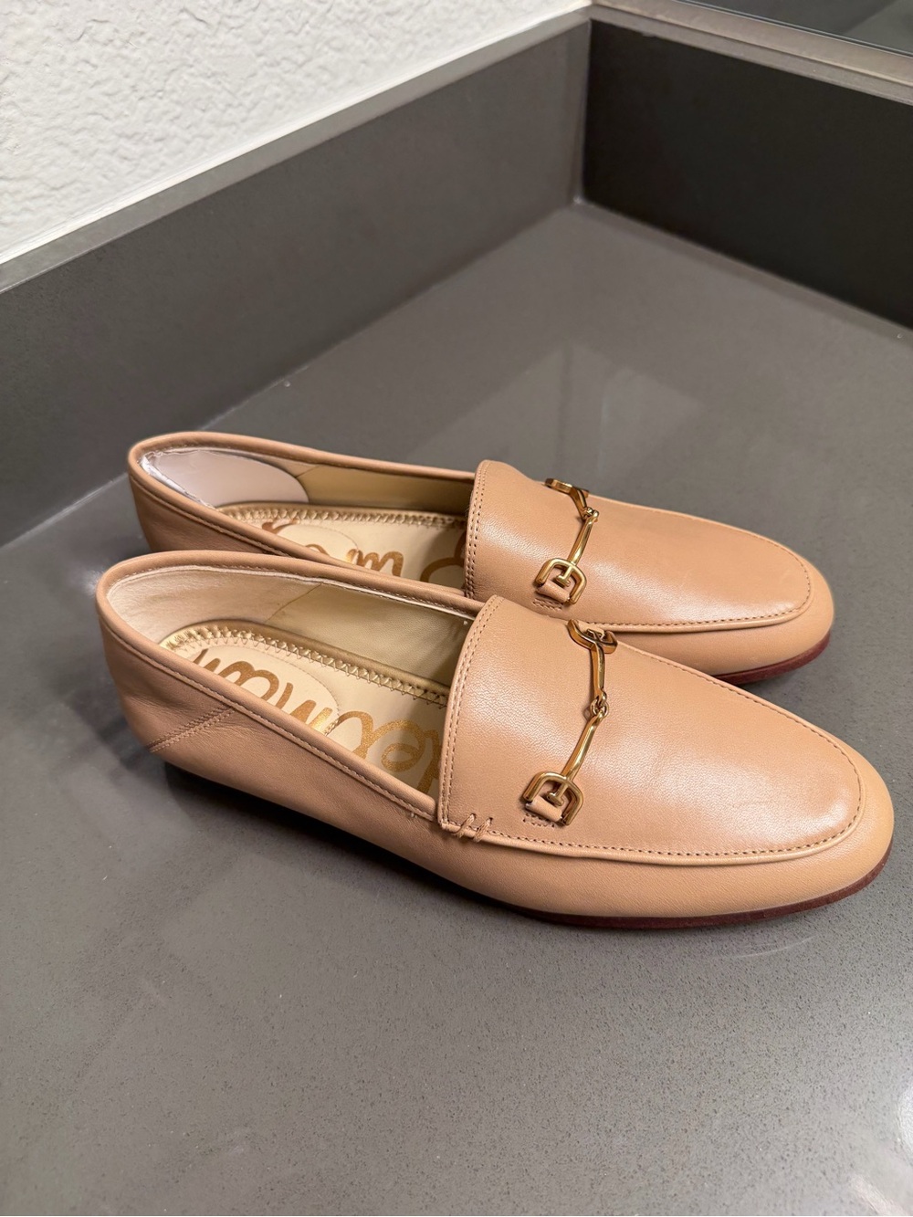 NWOT Sam Edelman Tan Loraine Leather Loafers